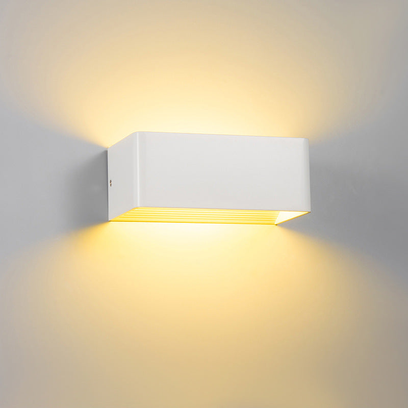 Cube Wall Sconce – White