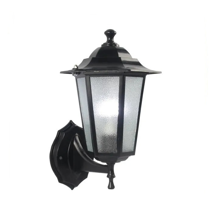 Black Outdoor Motion Sensor Wall Lamp – product view