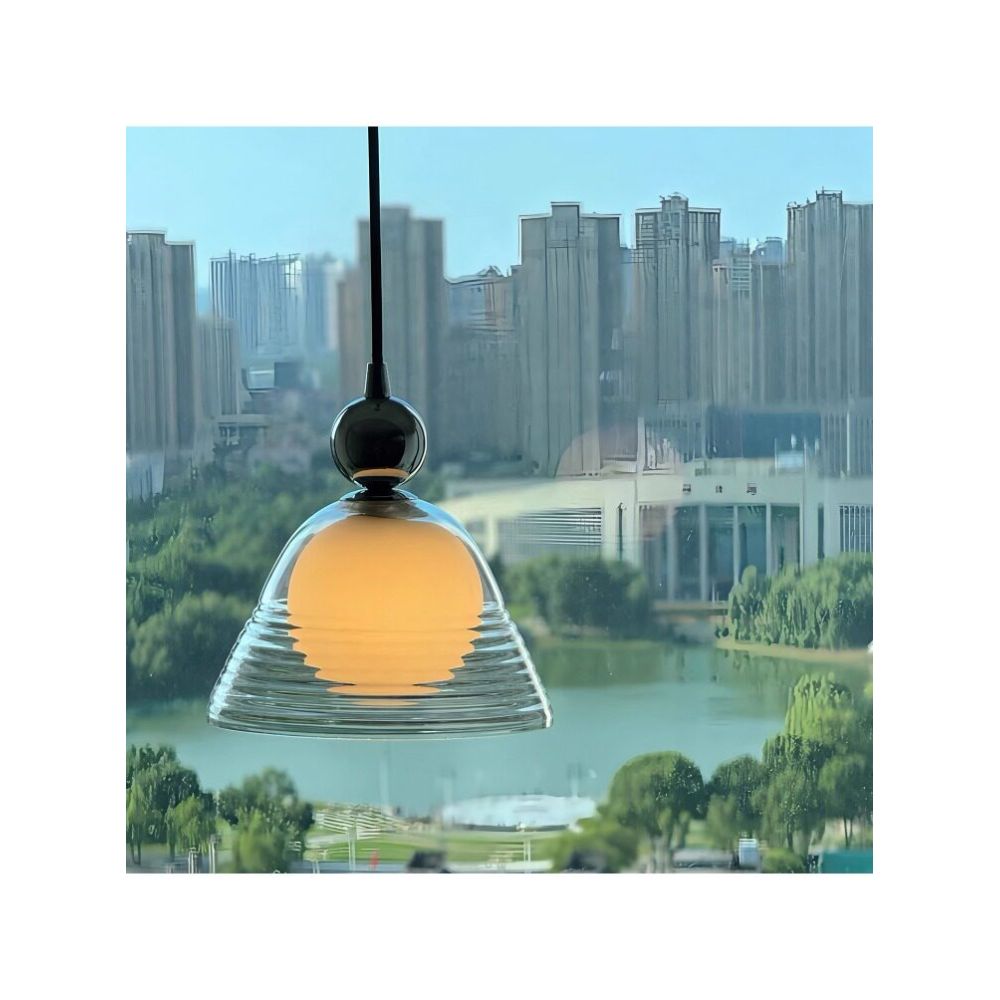 Clear Cone and Globe Pendant Light – product view