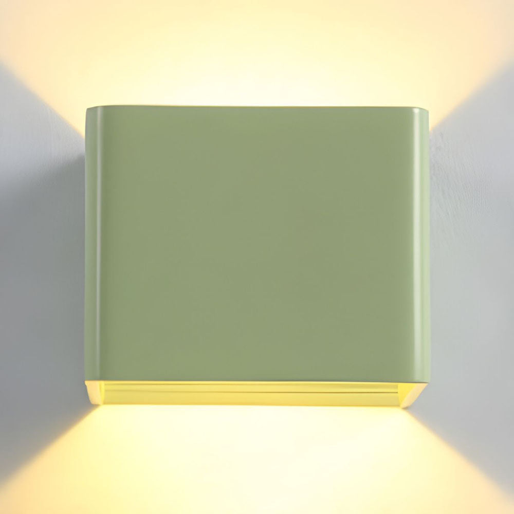 Cube Wall Sconce – Green