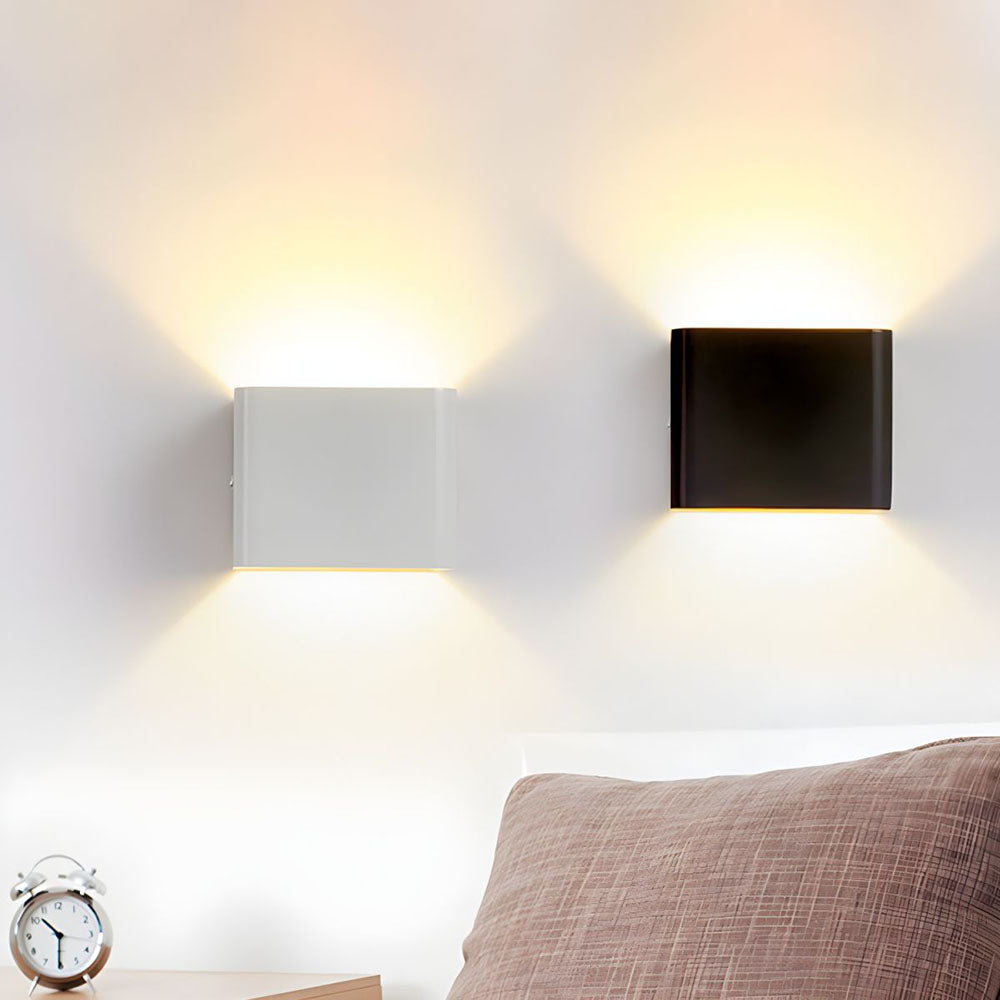 Cube Wall Sconce – White