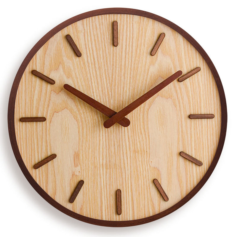 Walden Walnut Face Wall Clock - product detail 7
