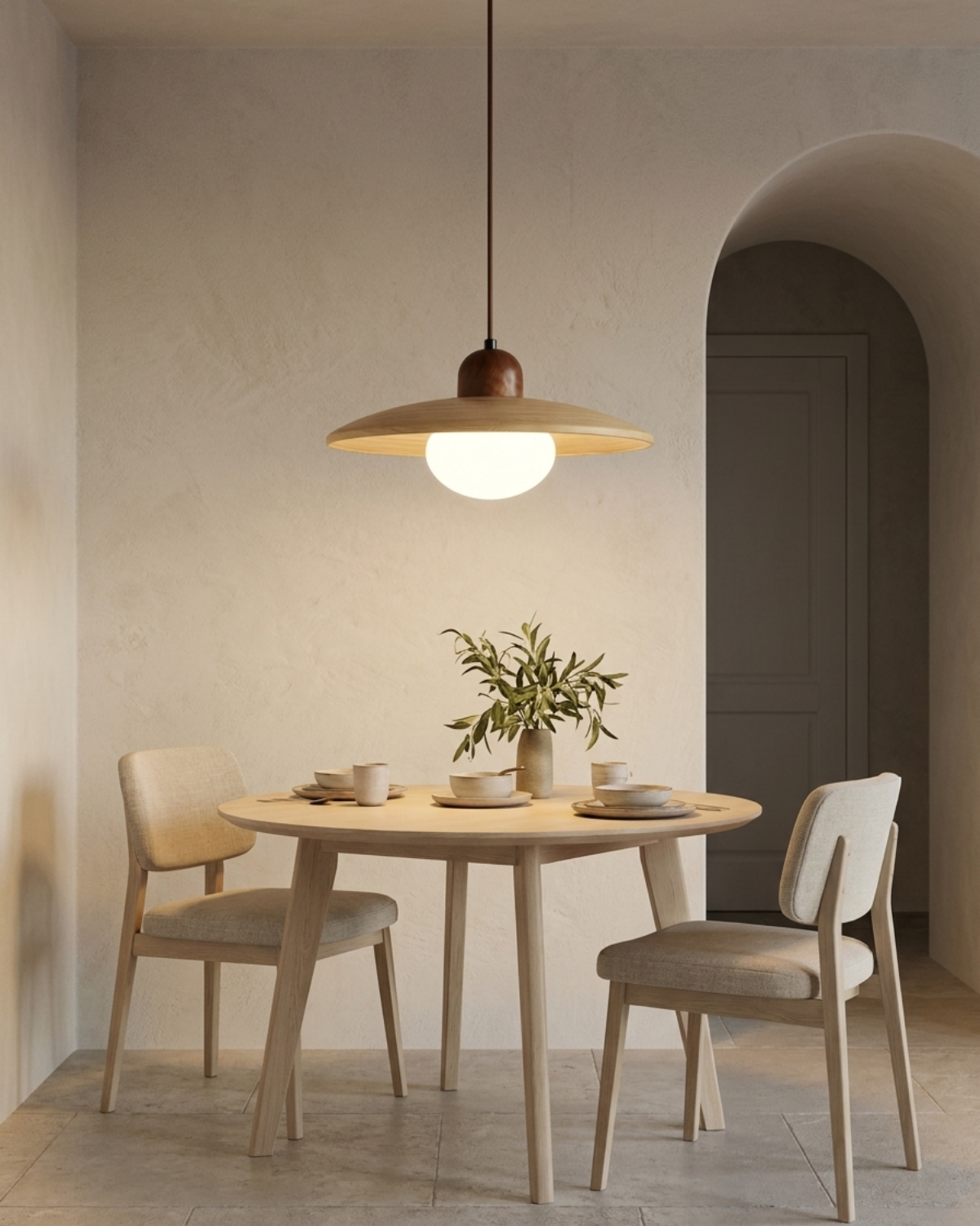Bauhaus Pendant Light – Ø 30cm × 18cm (Ø 11.81" × 7.09")