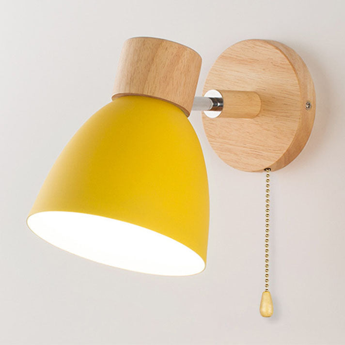 Wall Sconce with a Tilted Arm and Conical Shade – product view