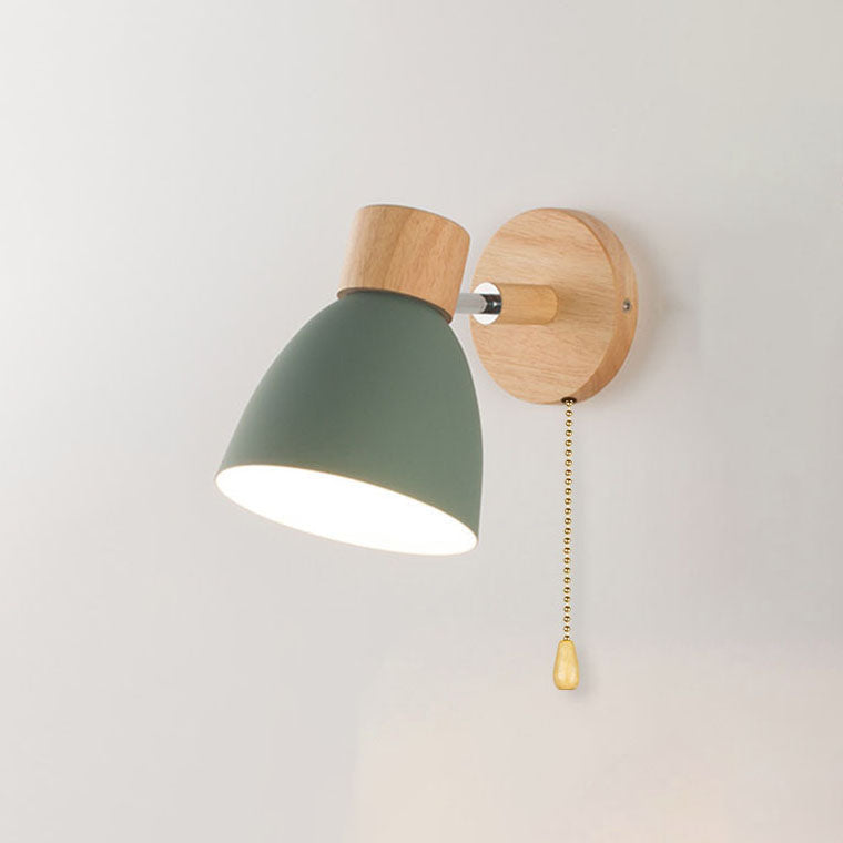 Wall Sconce with a Tilted Arm and Conical Shade – product view