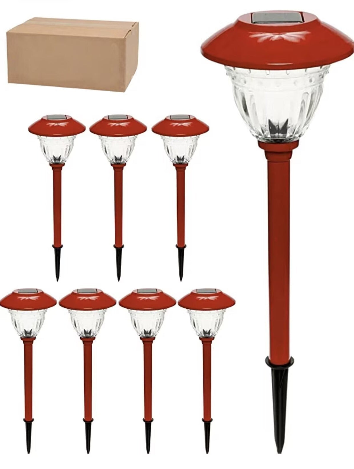 Pathway Stainless Steel Solar Lights, Set of 8 - product detail 8