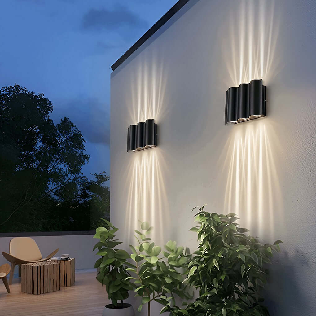 Wavy Balcony Wall Sconce – 6-Light