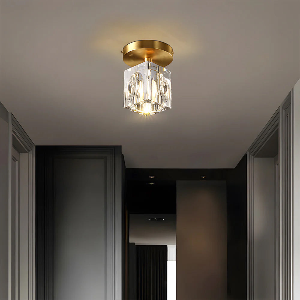 Geometric Crystal Ceiling Lamp – product view