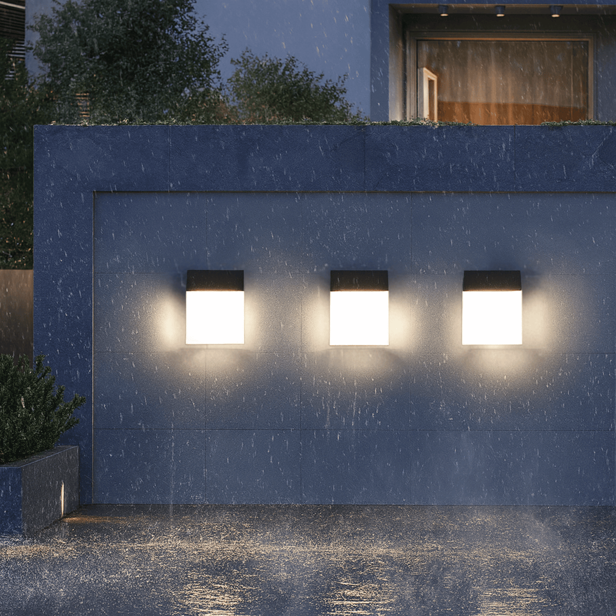 Outdoor LED Wall Light with Motion Sensor – No sensor