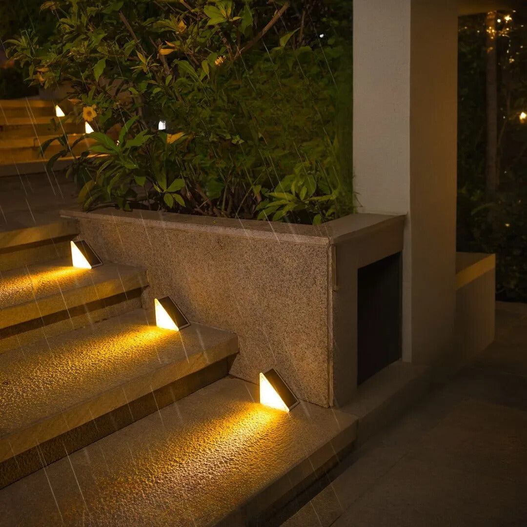 Solar-Powered Outdoor LED Stair Lighting – product view