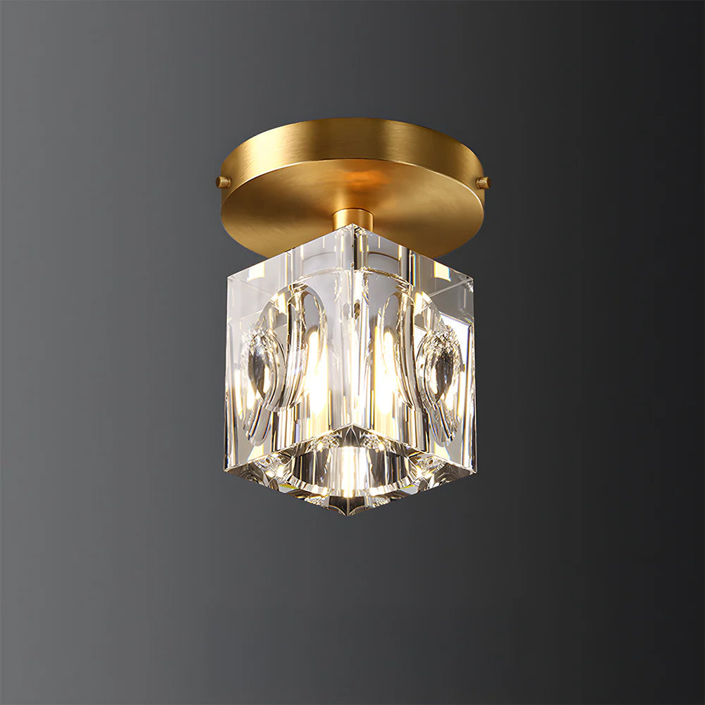 Geometric Crystal Ceiling Lamp – product view
