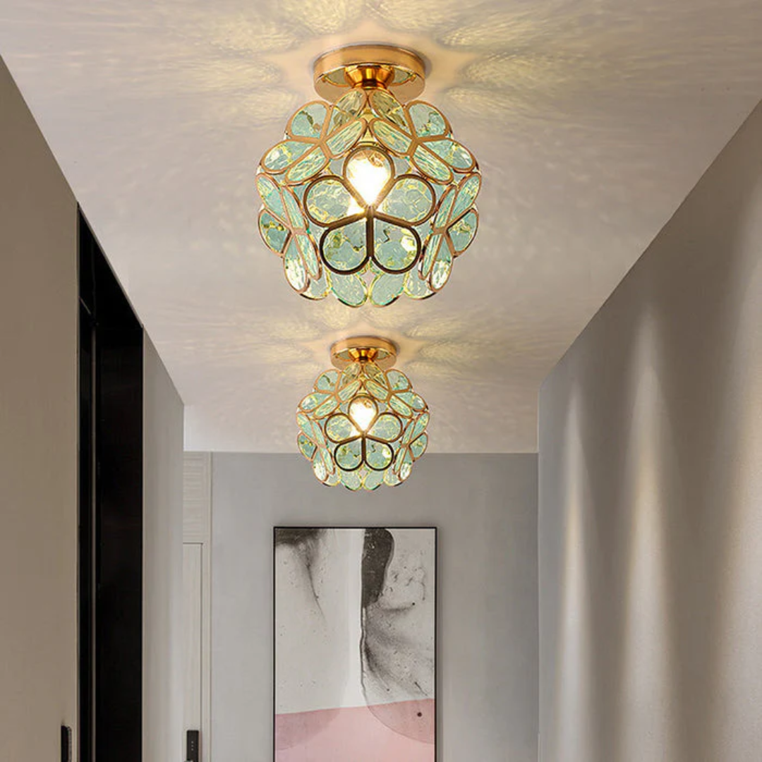 Petal Glass Ceiling Light – product view