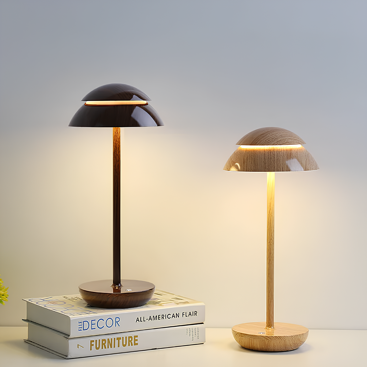 Dimmable Scandinavian Wireless Aluminum Table Lamp – product view