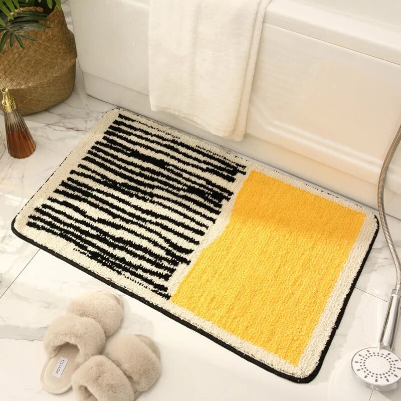 Contour Abstract Pattern Bath Mat - product detail 3