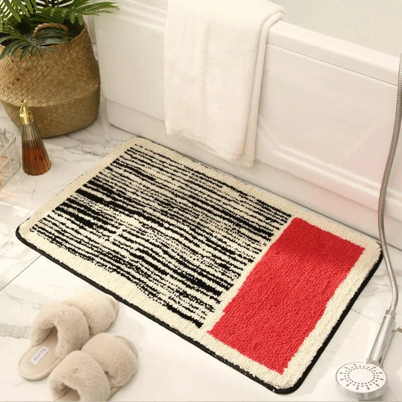 Contour Abstract Pattern Bath Mat - product detail 4