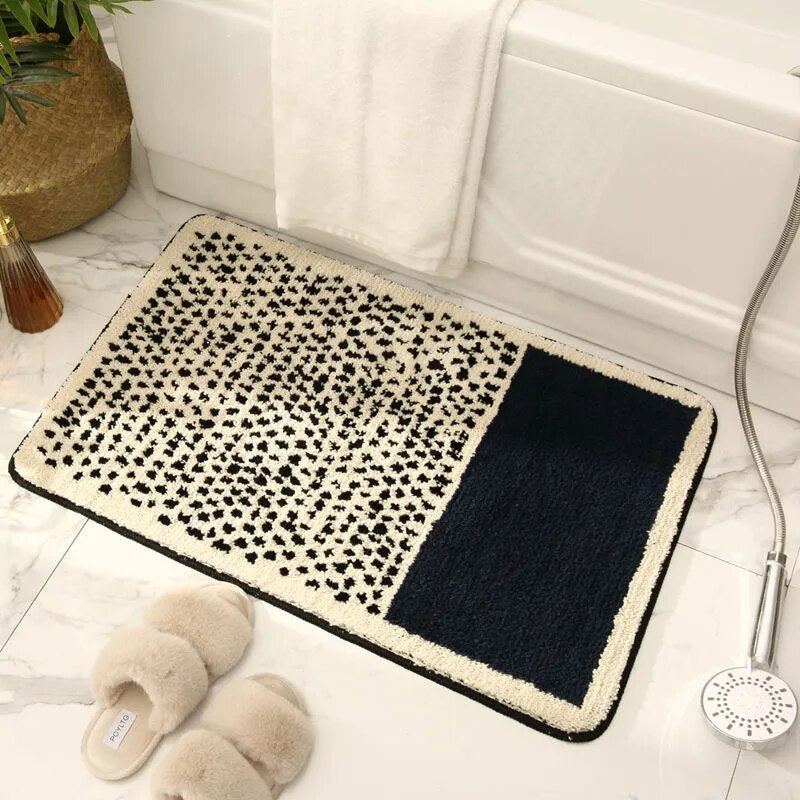 Contour Abstract Pattern Bath Mat