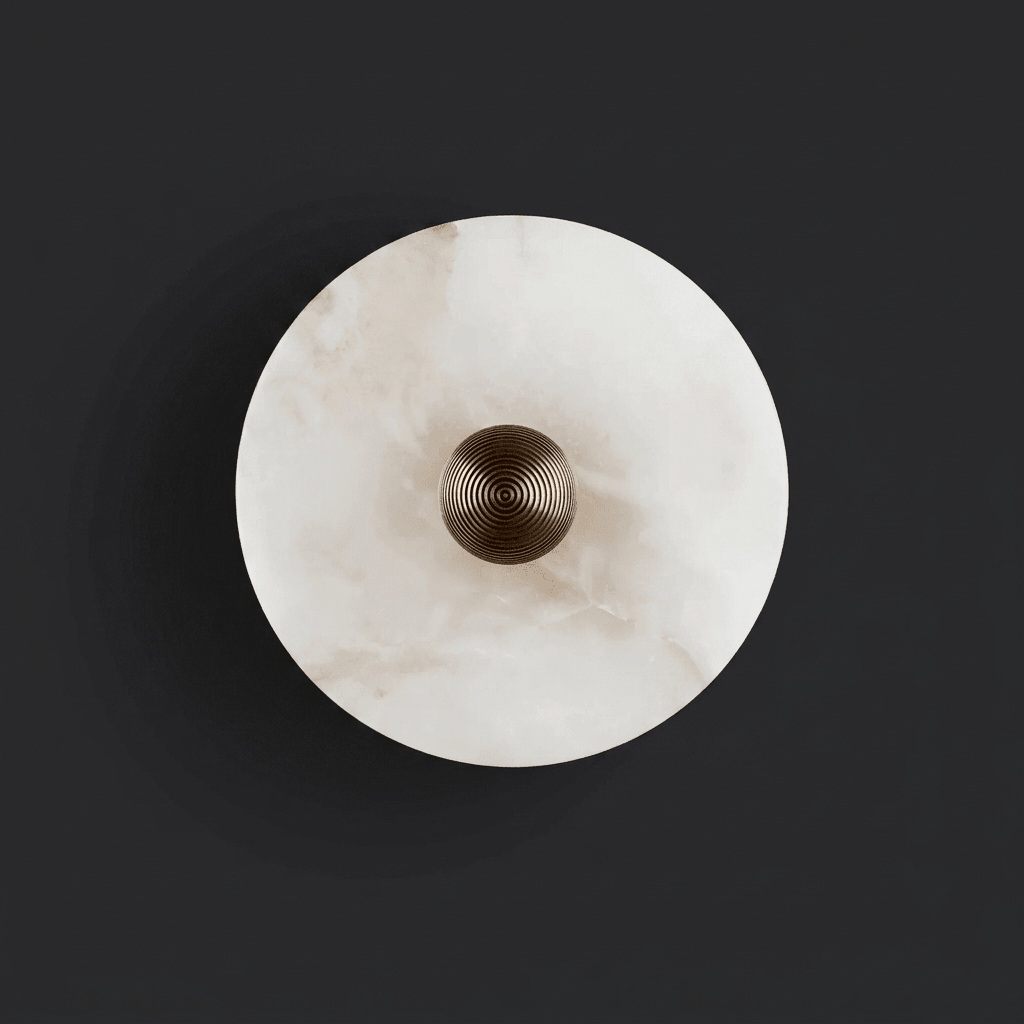 Alabaster Halo LED Wall Light - product detail 5