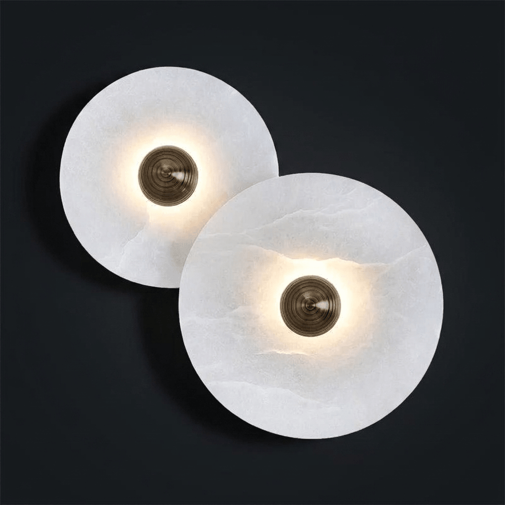 Alabaster Halo LED Wall Light - product detail 6