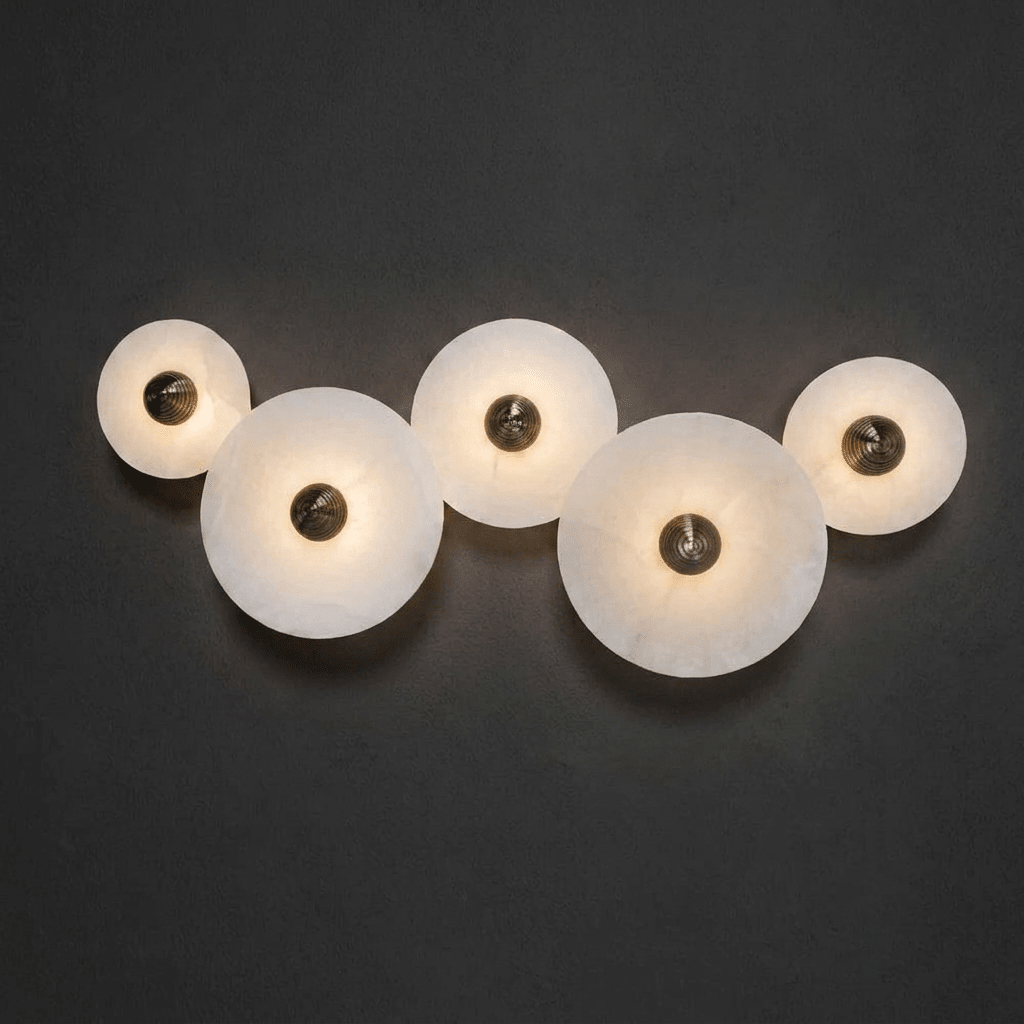 Alabaster Halo LED Wall Light - product detail 11