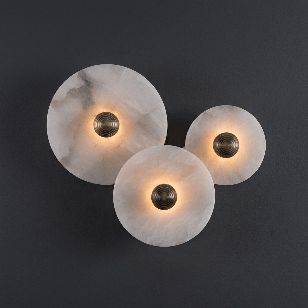 Alabaster Halo LED Wall Light - product detail 7