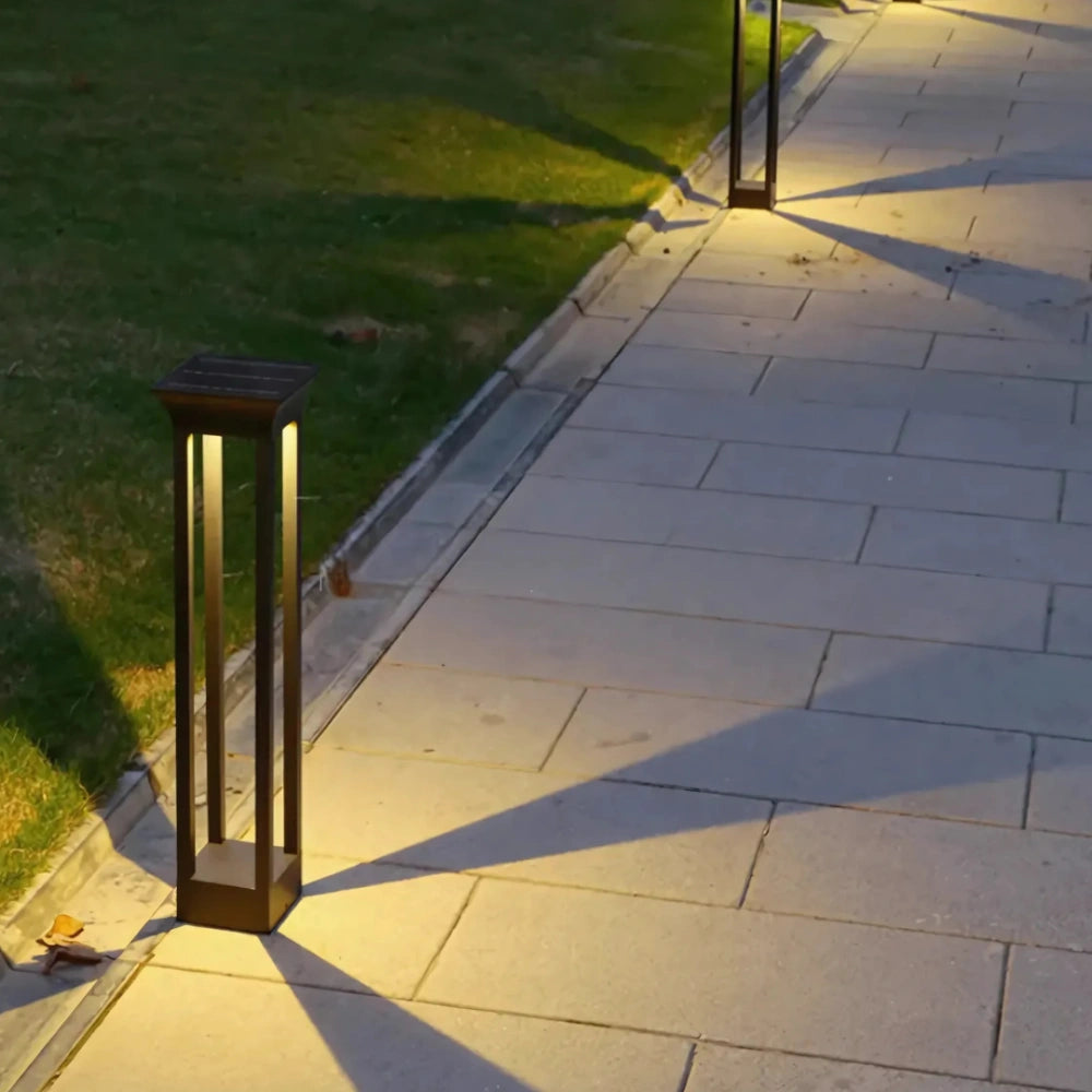 Frame Solar LED Garden Bollard - product detail 2