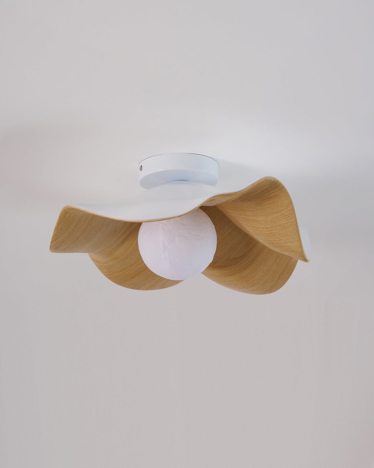 Organic Flush-Mount Ceiling Light – product view