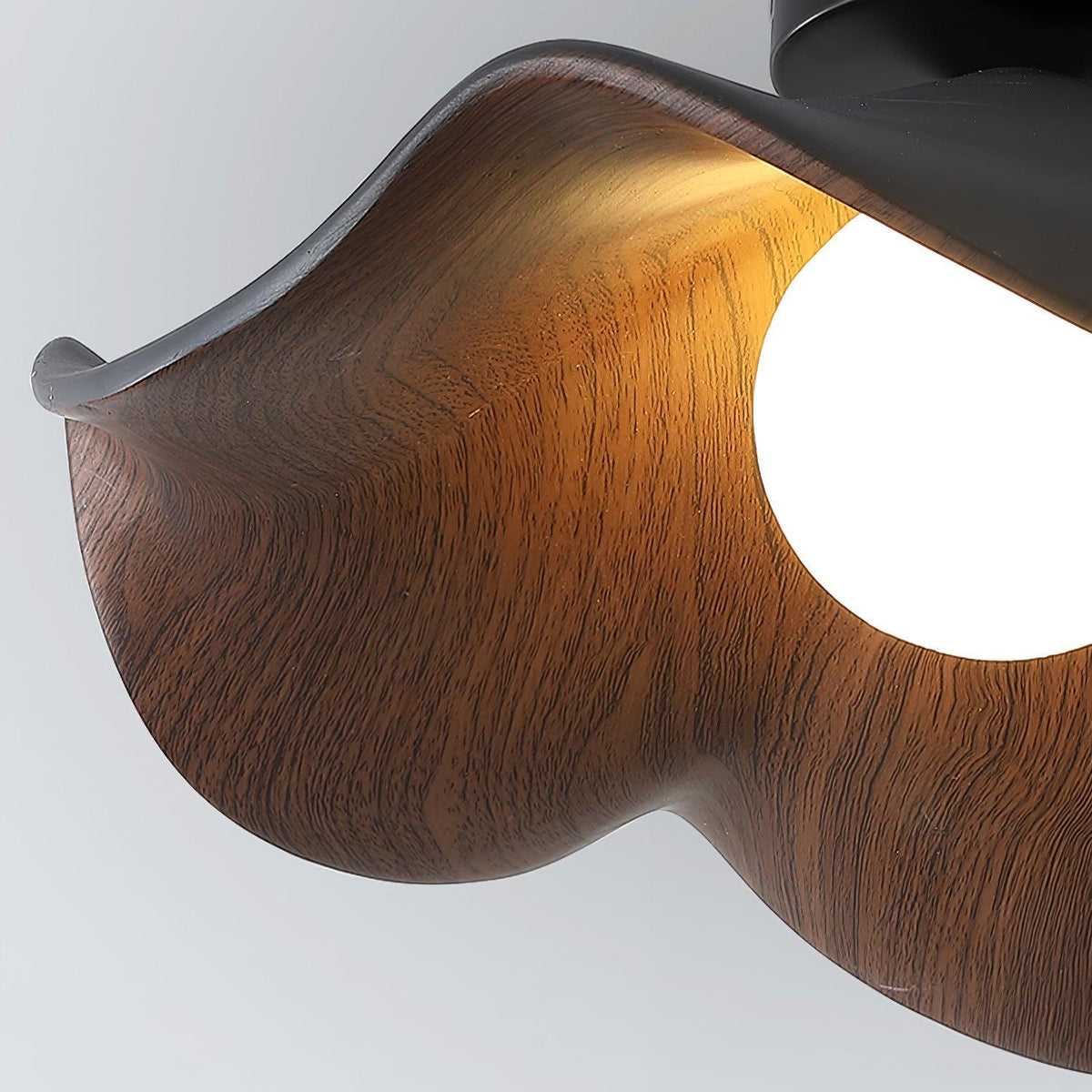 Organic Flush-Mount Ceiling Light – product view