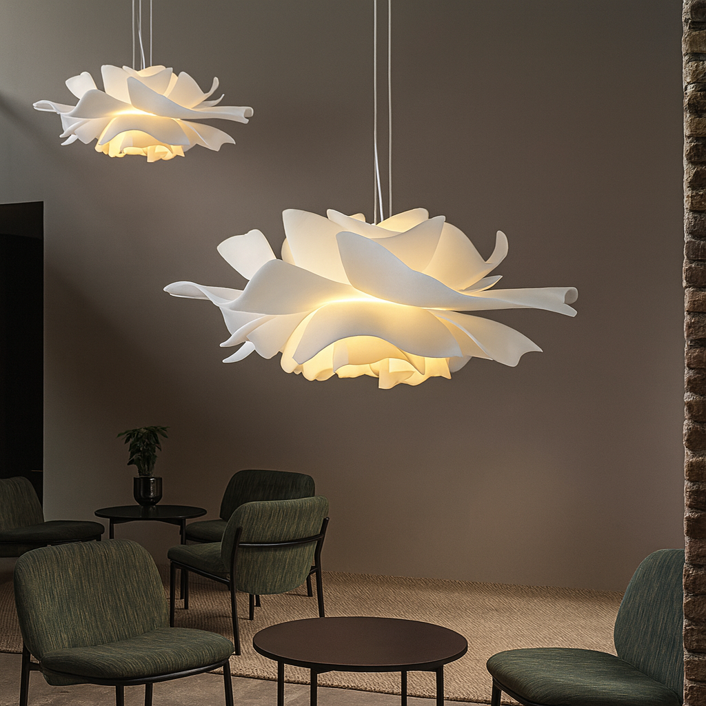 Flora Sculptural Petal Pendant Light