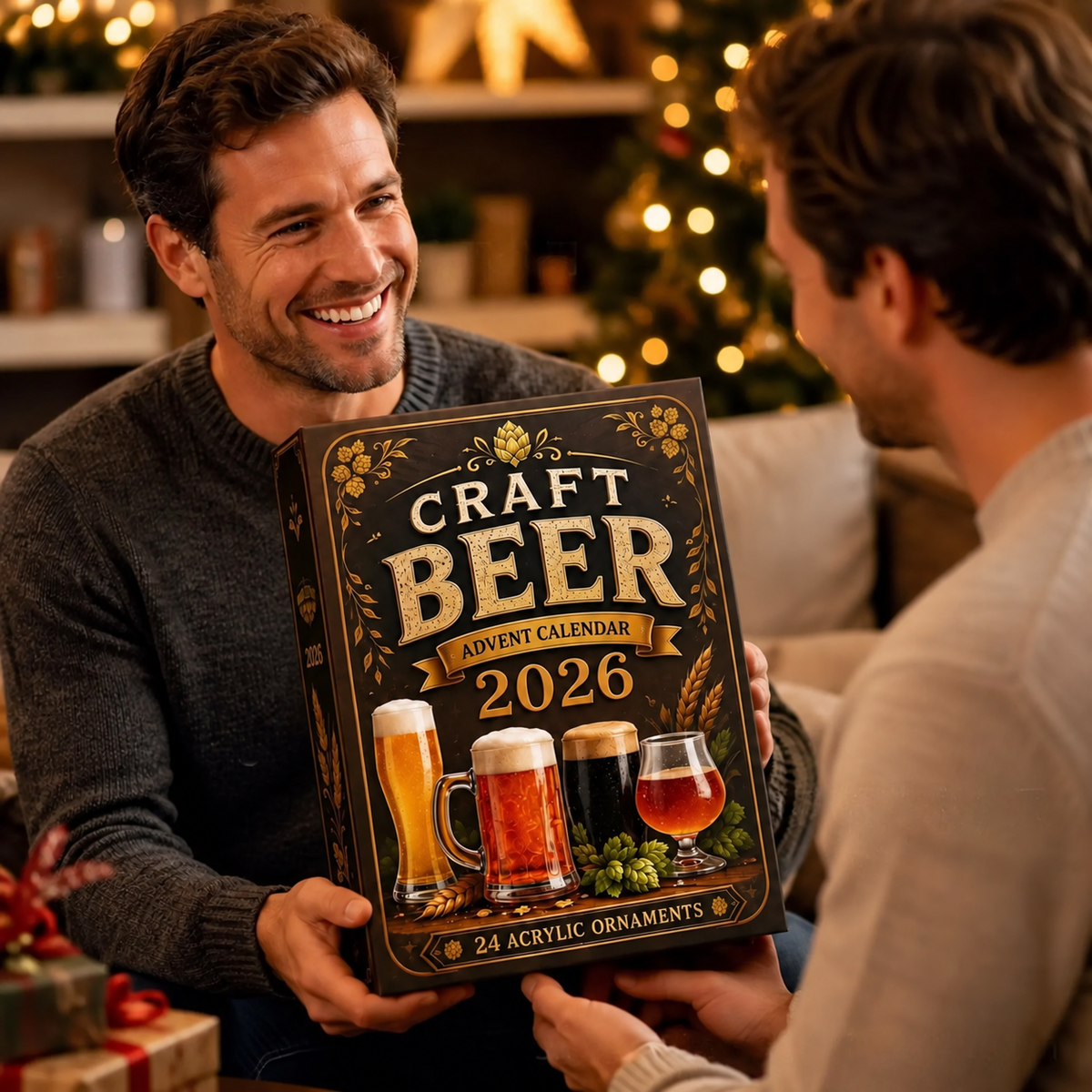 Beer Mug Advent Calendar 2026 with 24 Mini Ornaments – image 2