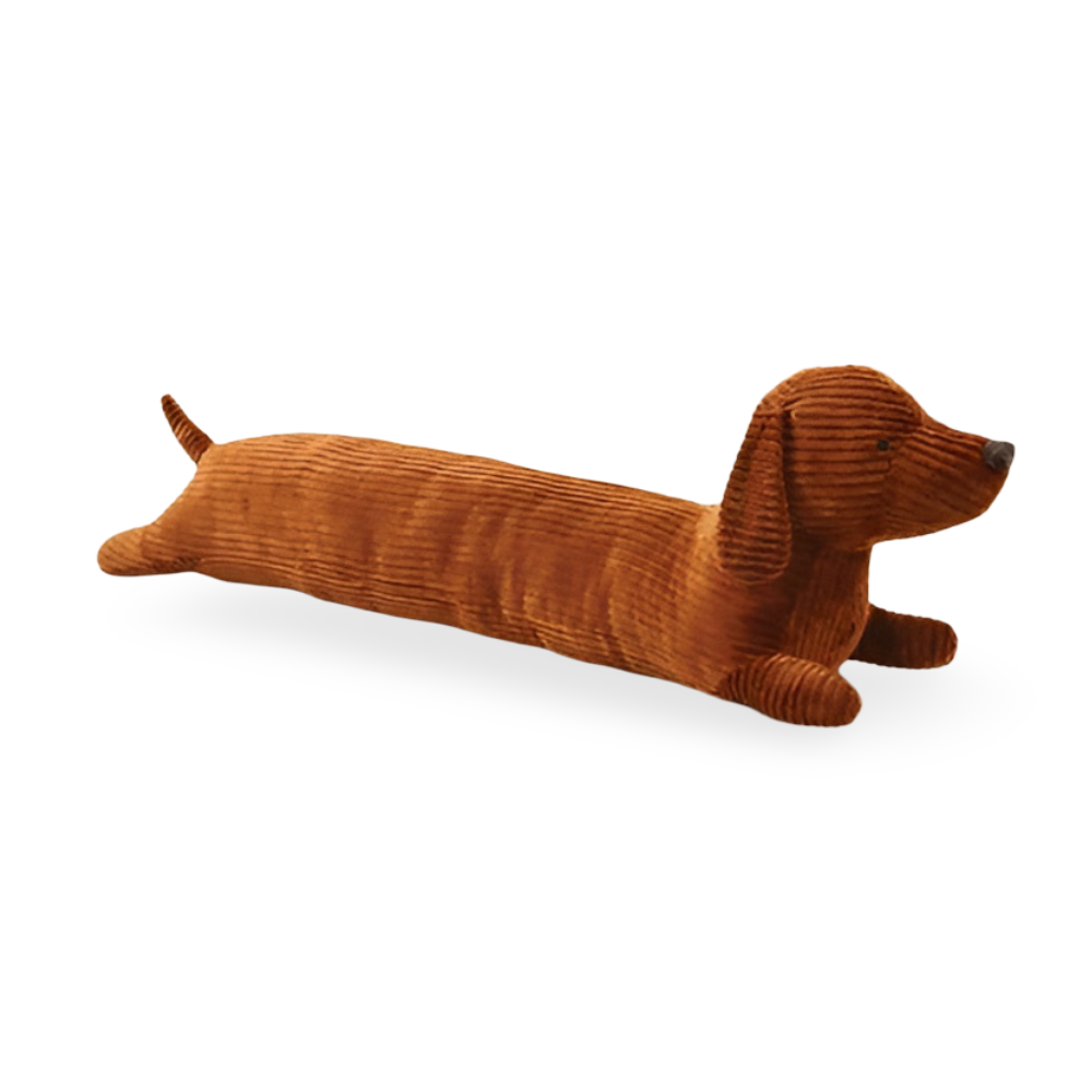 Corduroy Dachshund Cushion – Main product image