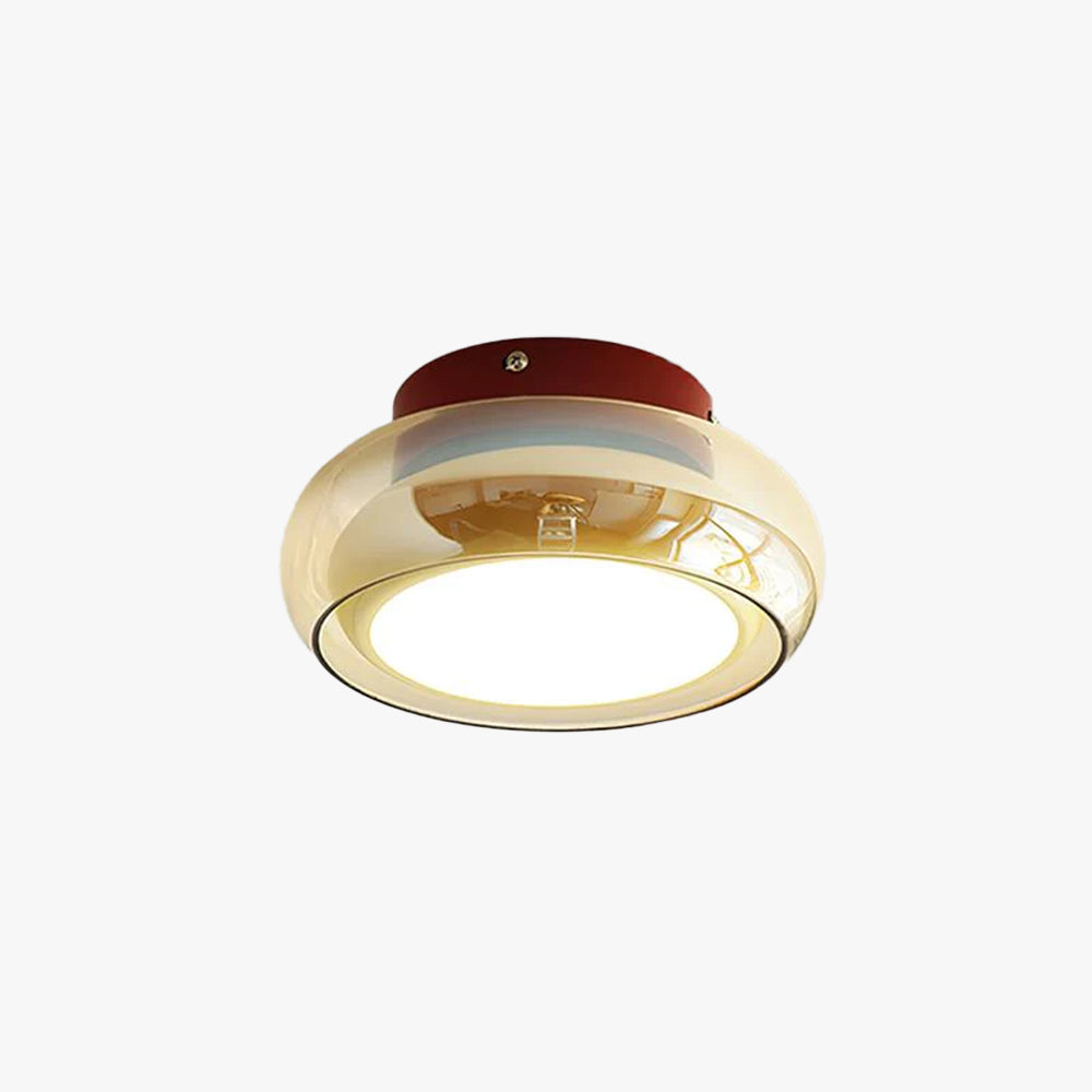 Retro Glass Surface-Mounted Ceiling Lamp – product view