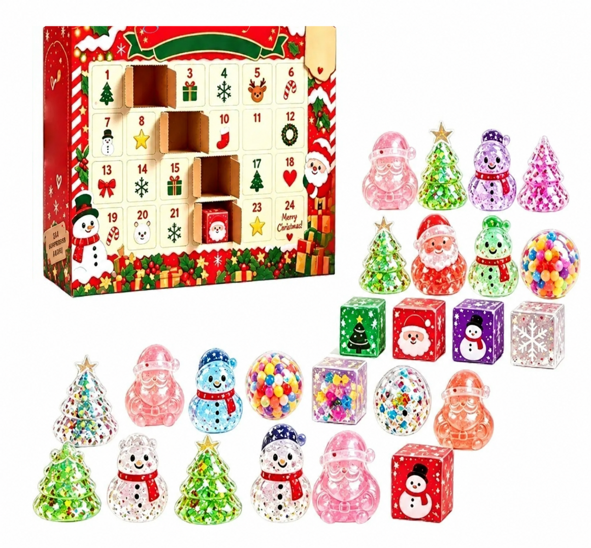 Mochi Squishy Advent Calendar 2026 with 24 Squeeze Toys – image 4