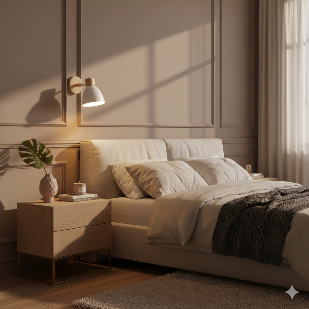 Wall Sconce with a Tilted Arm and Conical Shade – product view