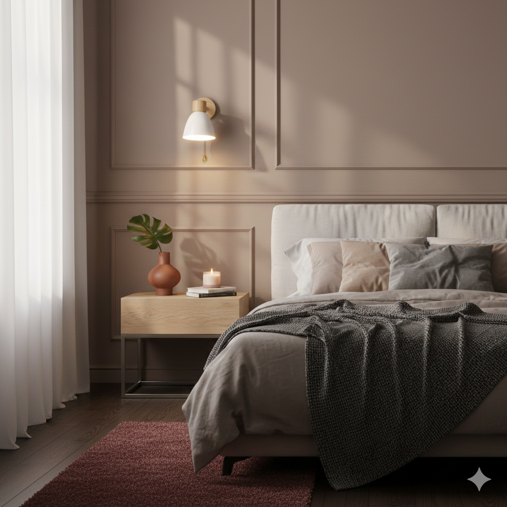 Wall Sconce with a Tilted Arm and Conical Shade – product view
