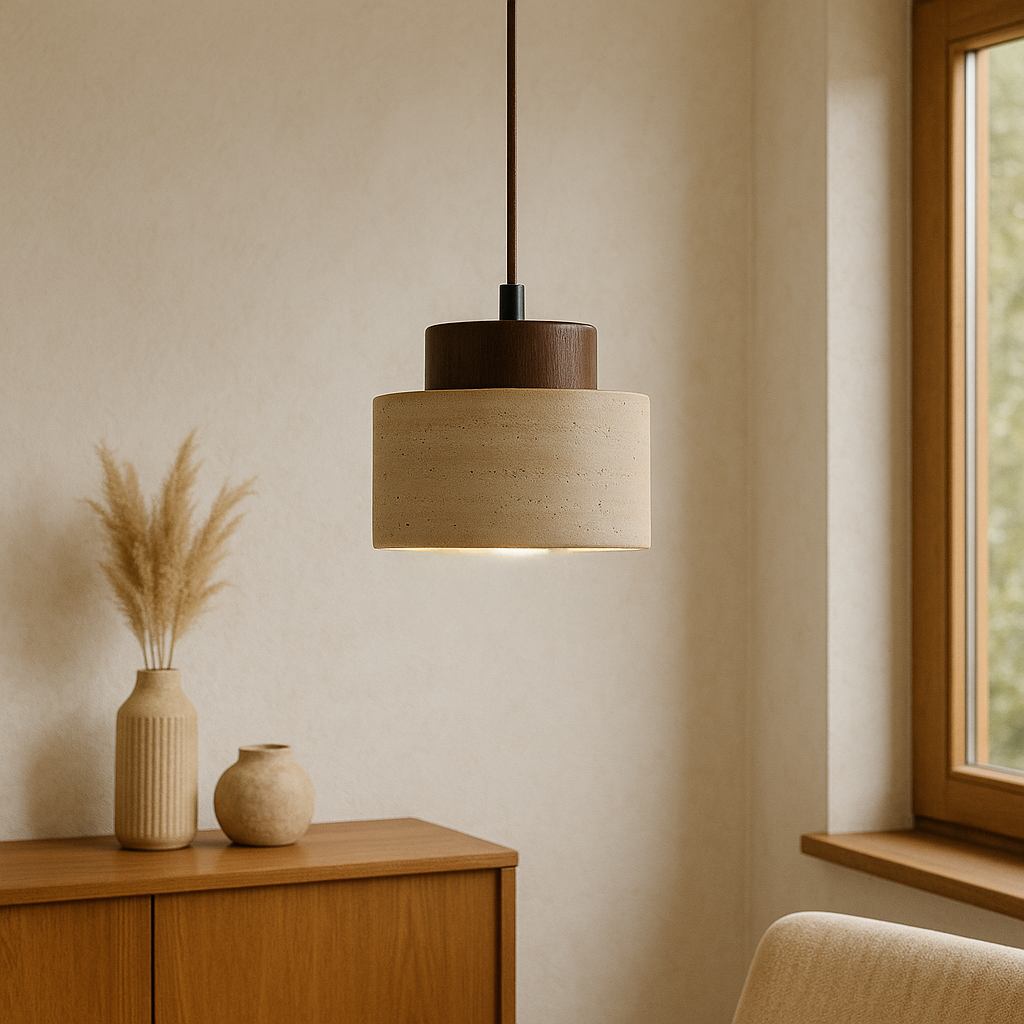 Travertine Pendant Lamp – product view