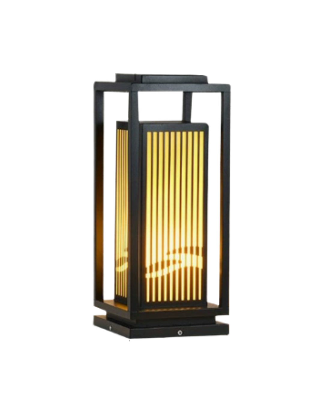 Cage Solar LED Garden Pillar Lantern - product detail 7