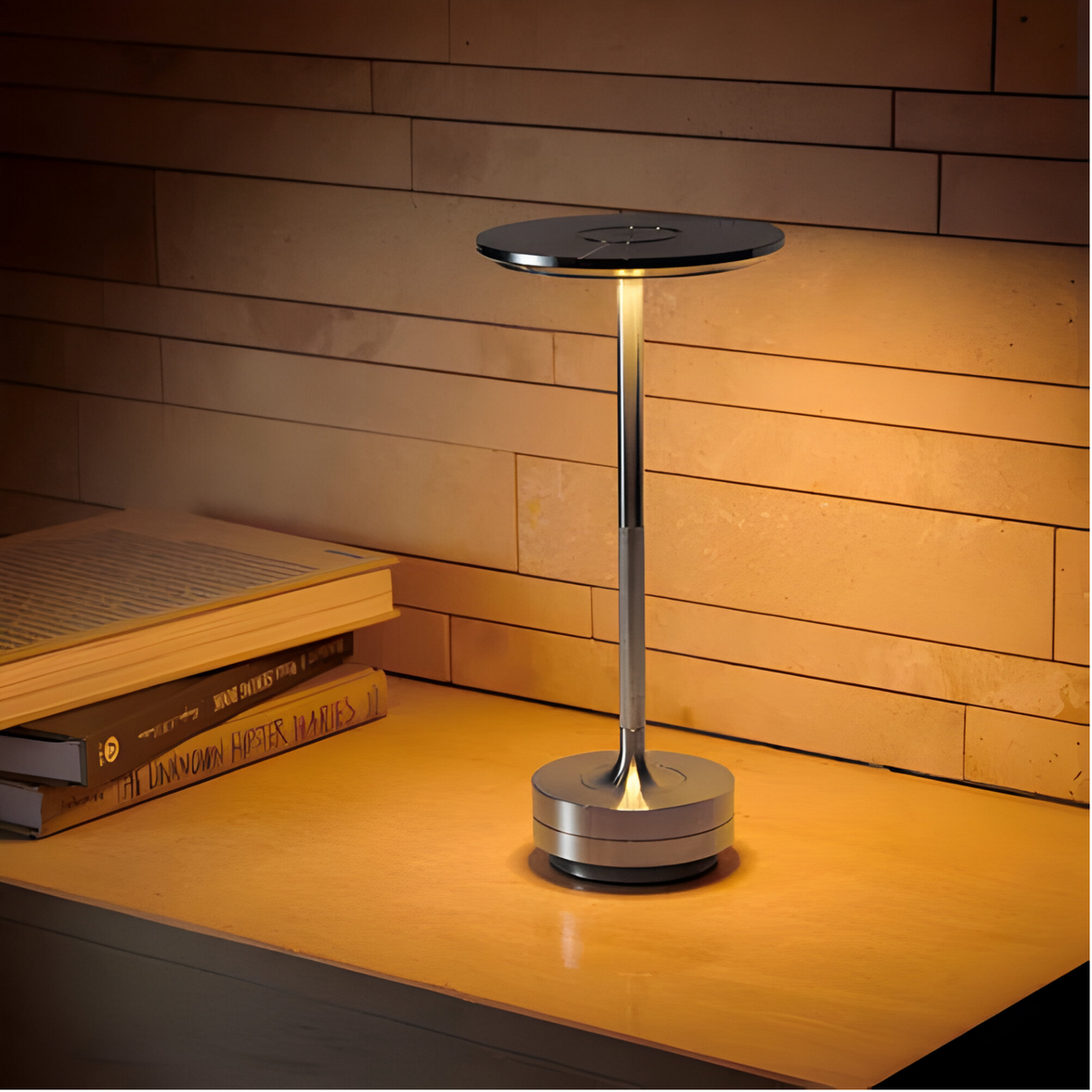 Wireless LED Table Lamp – Silver