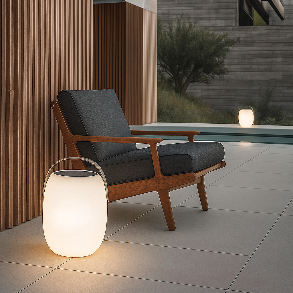 Portable Solar Outdoor Lamp – product view