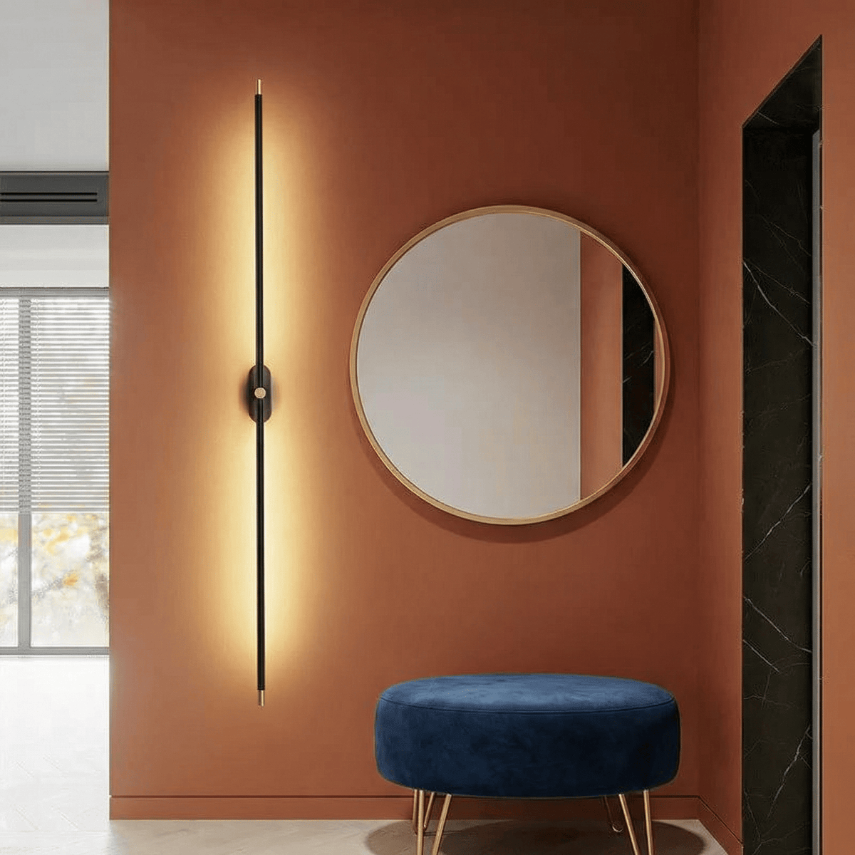 Lucent Linear Metal LED Wall Light - product detail 4