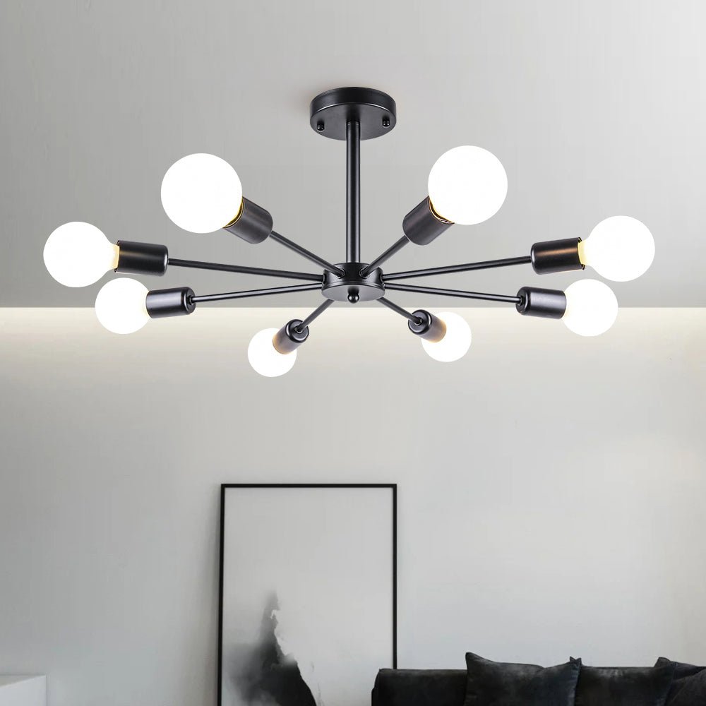 Atlas Eight-Arm Sputnik Ceiling Light - product detail 2