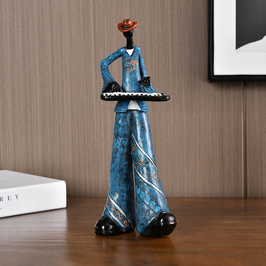 Jazz Hand-Painted Musician Figurine - product detail 7