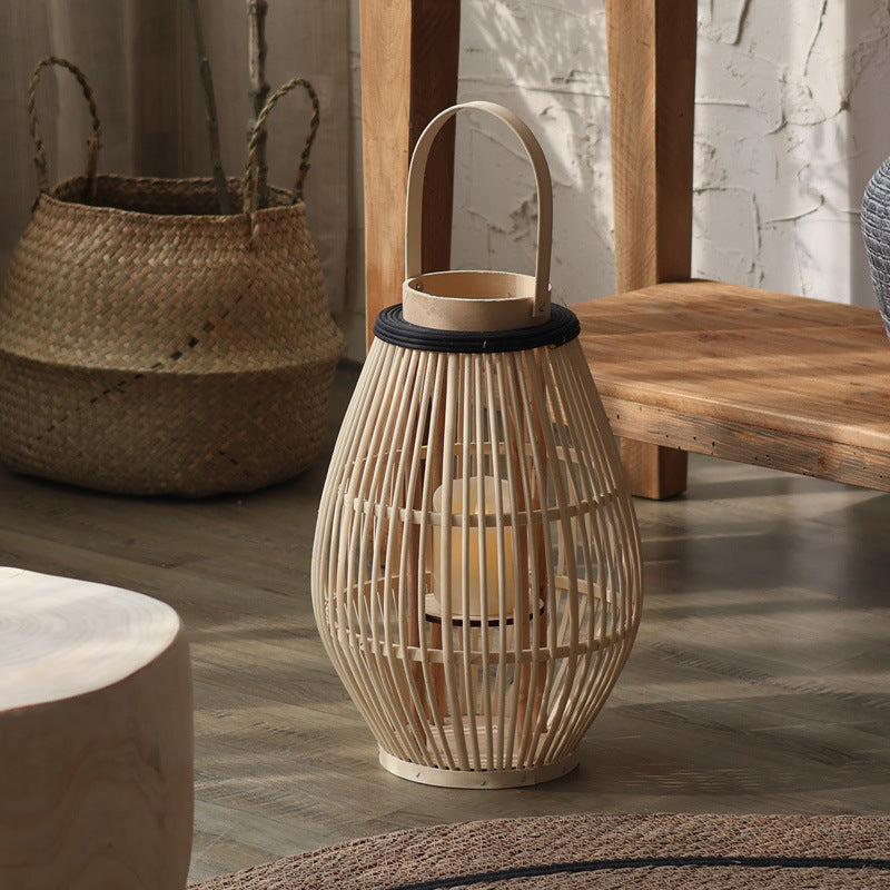Banyan Bamboo Floor Lantern Lamp - product detail 3