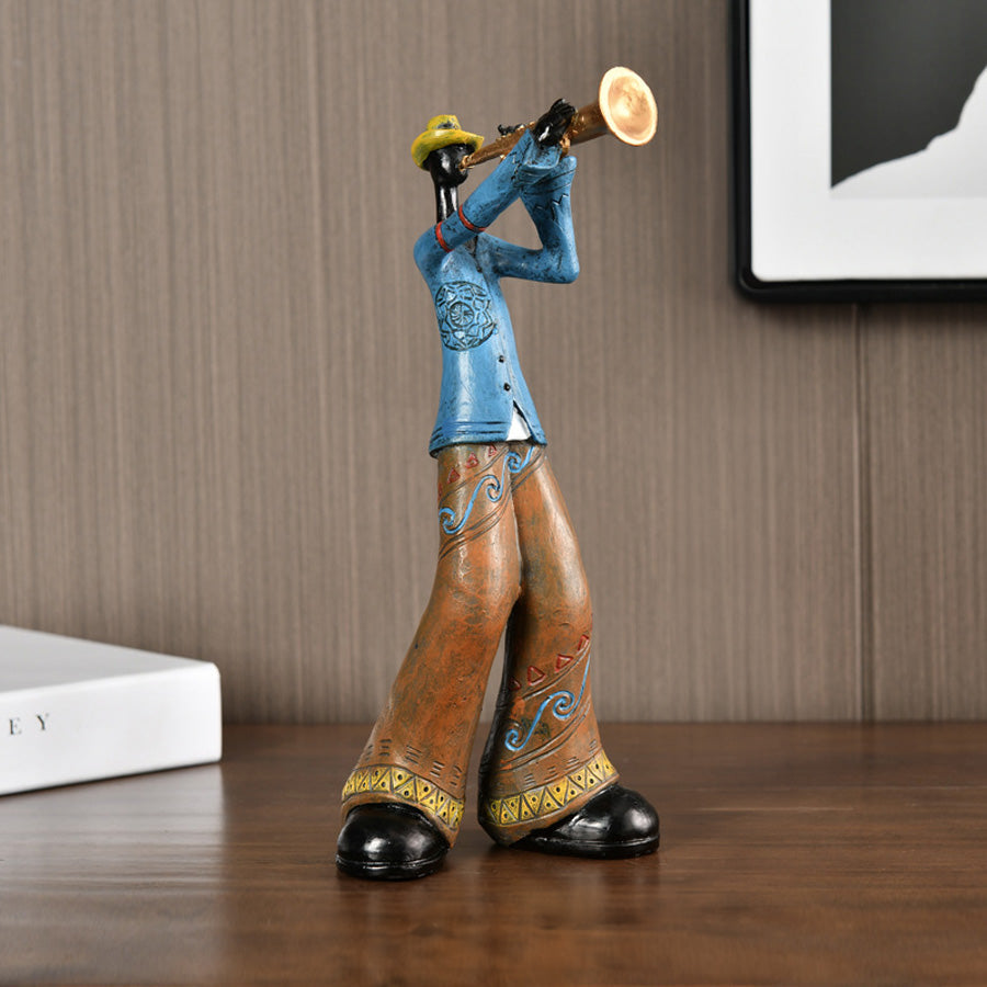 Jazz Hand-Painted Musician Figurine - product detail 5