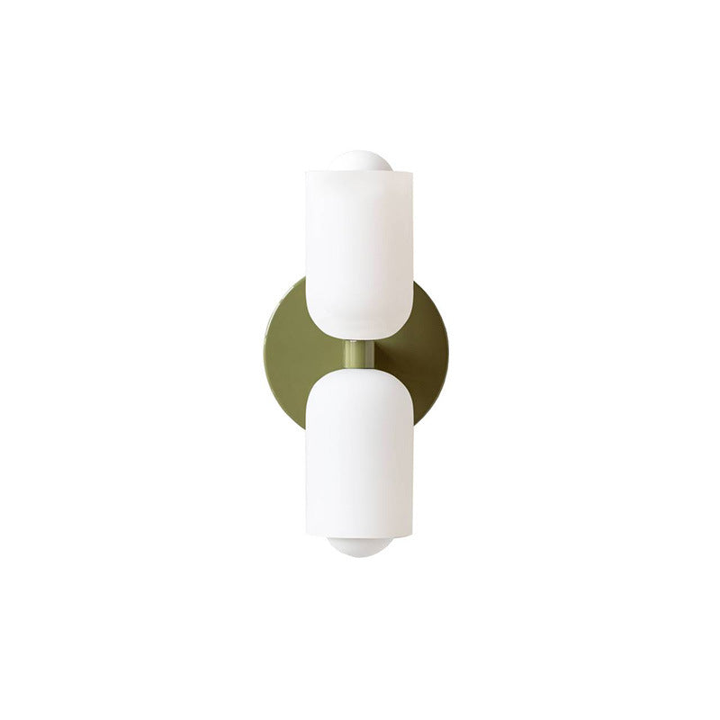 Minimalist Up and Down Wall Sconce – Green