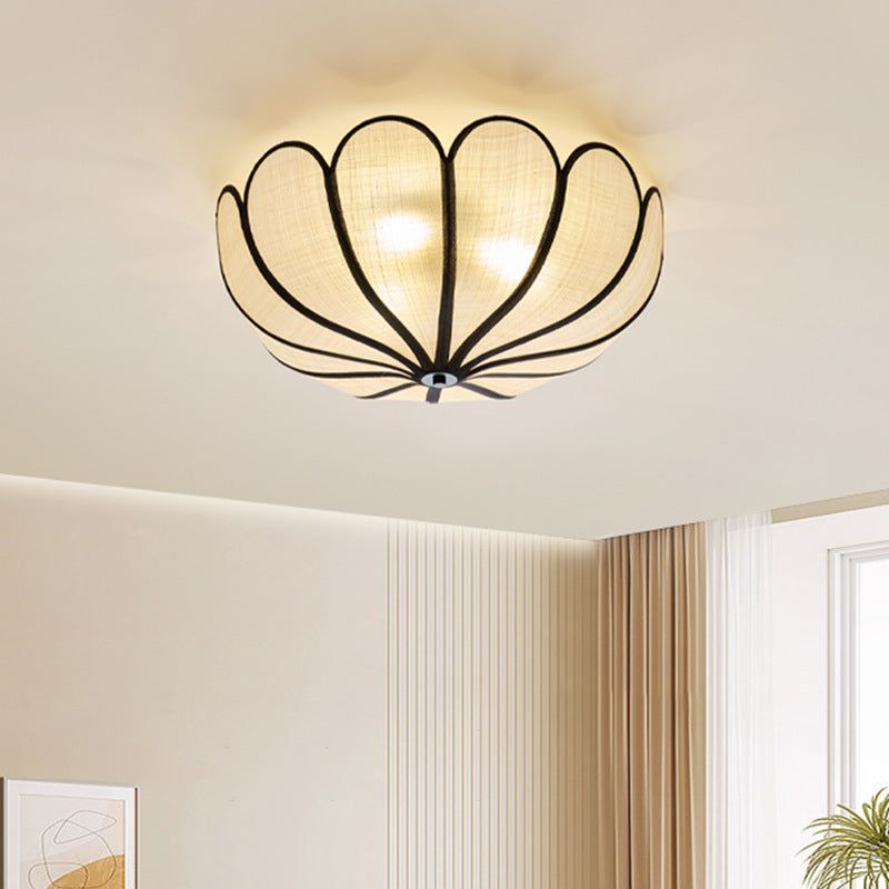 Avignon Petal Rattan Ceiling Light - product detail 2