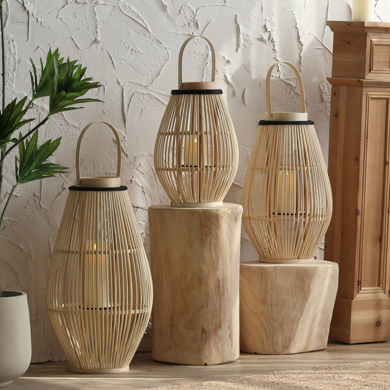 Banyan Bamboo Floor Lantern Lamp - product detail 4