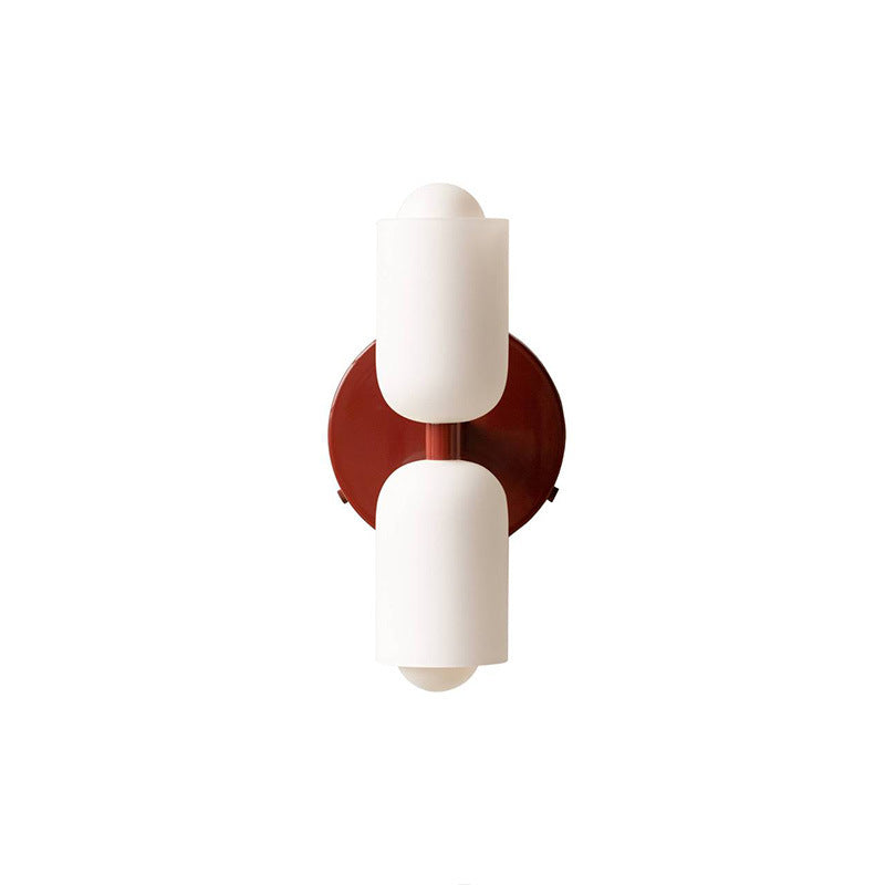 Minimalist Up and Down Wall Sconce – Red