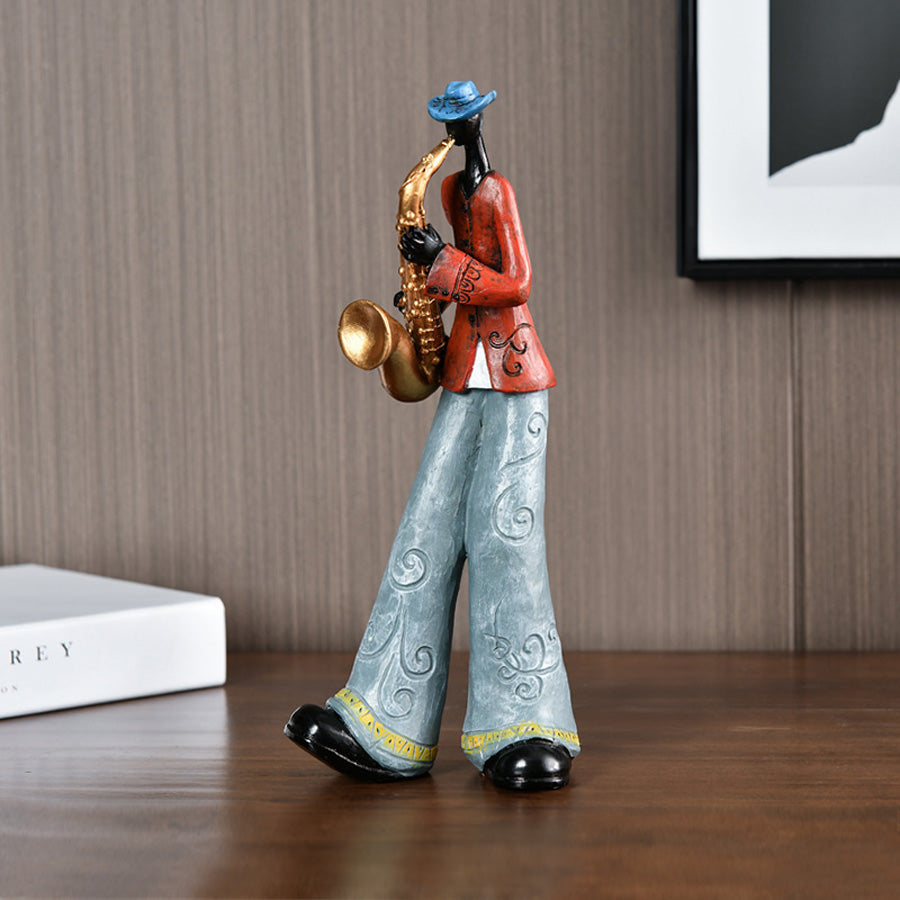 Jazz Hand-Painted Musician Figurine - product detail 6