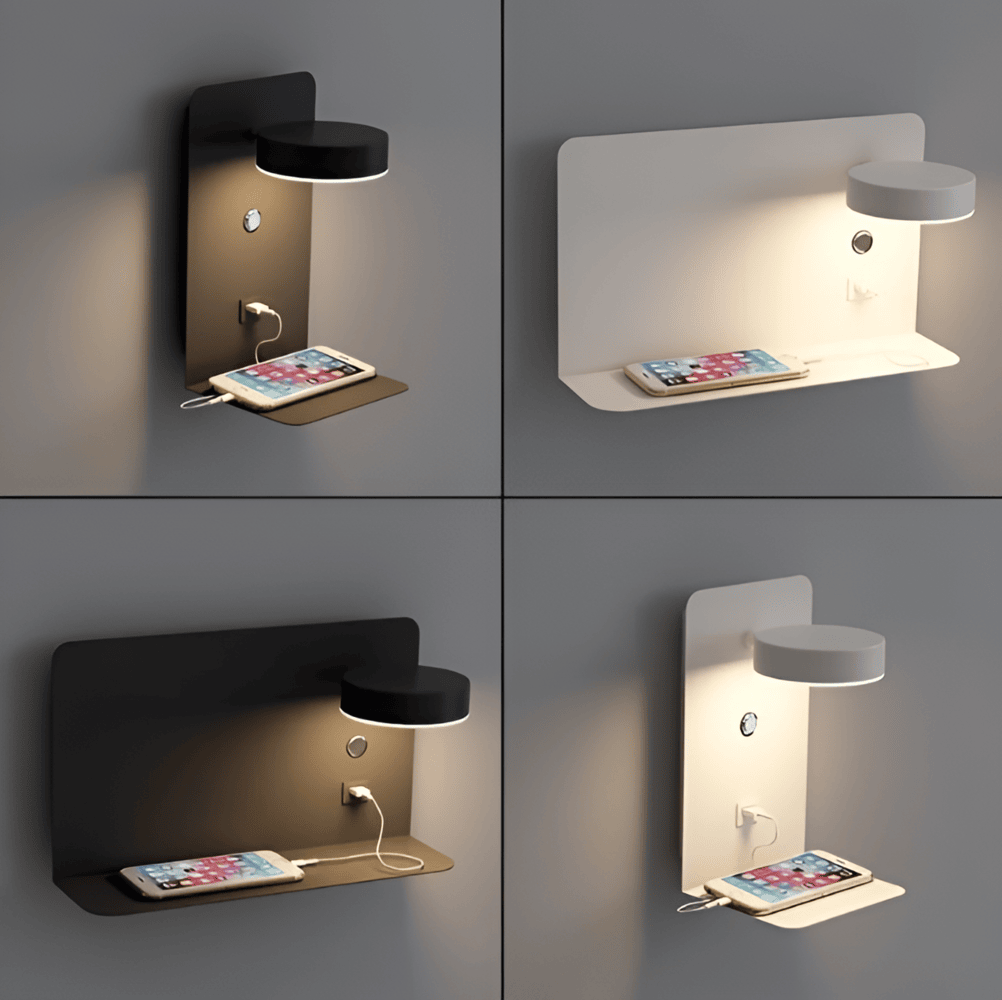 Aluminum Bedside Wall Lamp – product view