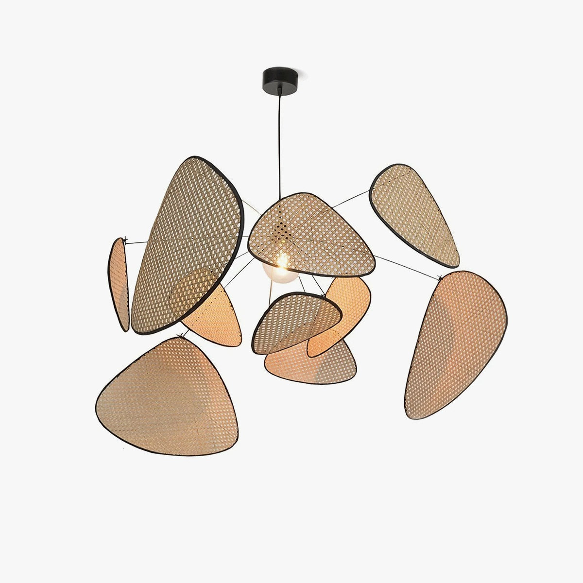 Bali Woven Bamboo Pendant Light - product detail 2
